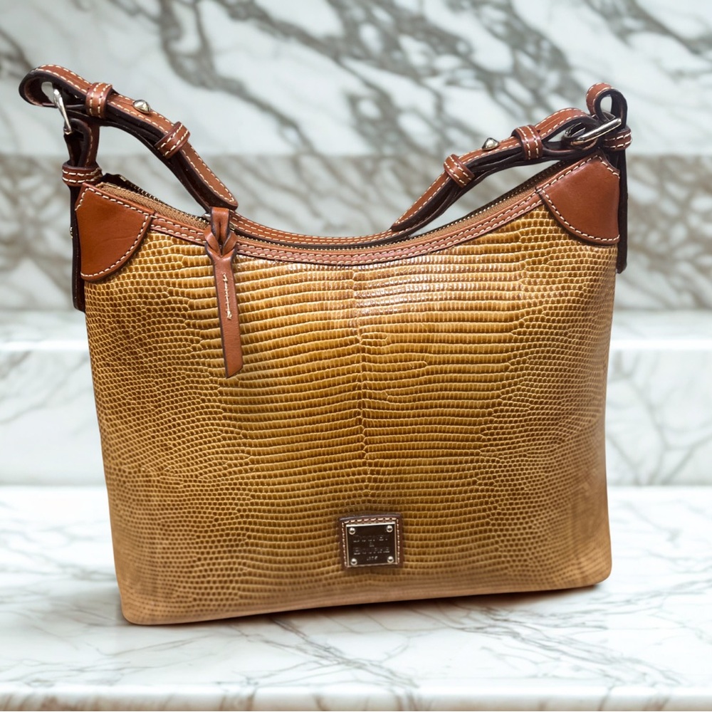 Caramel Leather Dooney and Bourke Handbag